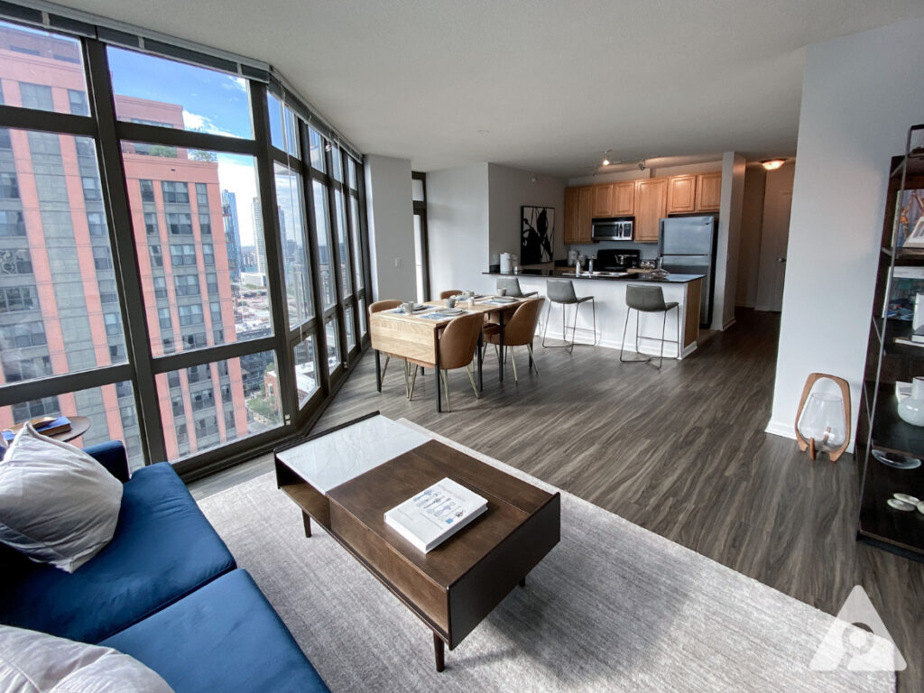 Chicago Apartment living room