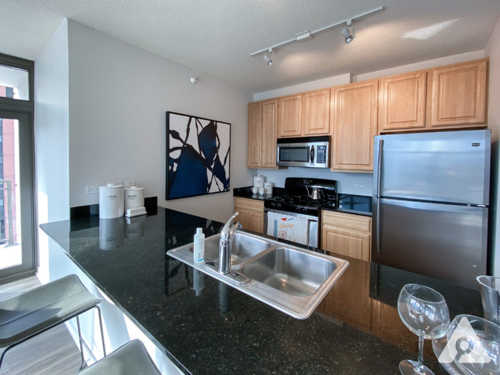 Chicago Apartment kitchen