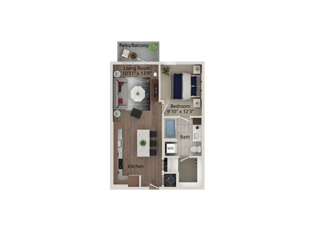 Dallas Apartment Floor Plan