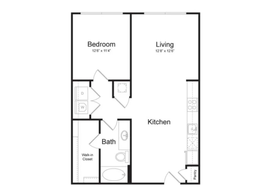 Houston Apartment - Floor Plan