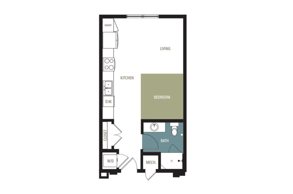 Houston Apartment - Floor Plan