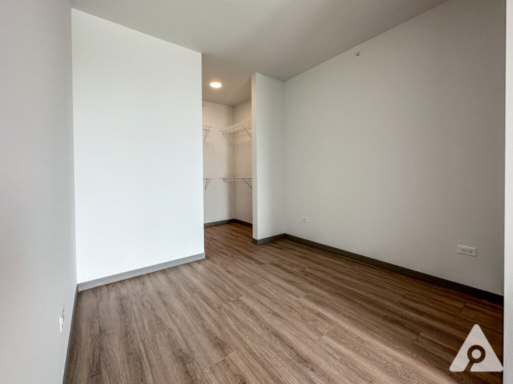 Chicago Apartment Sleeping area