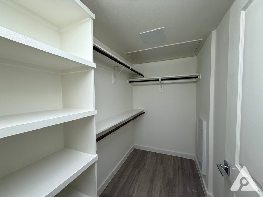 Stockyards apartment closet