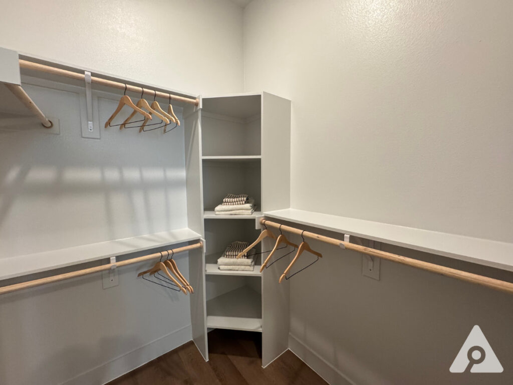 South Fort Worth Apartment closet