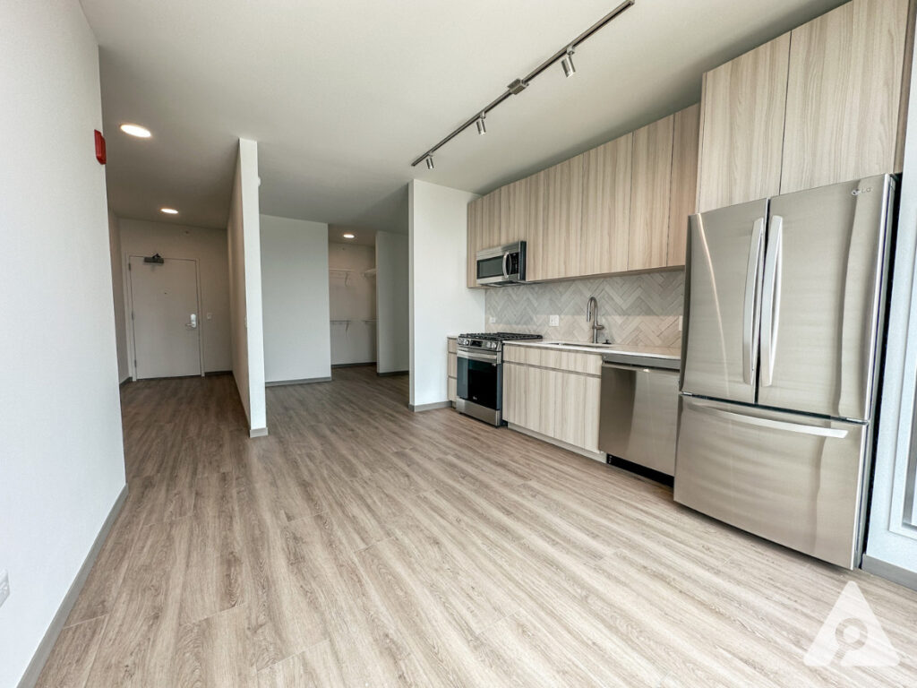 Chicago Apartment living space