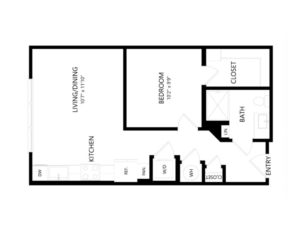 Stockyards apartment floor plan
