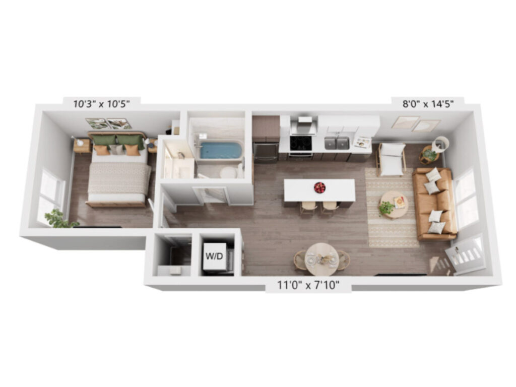 River District Apartment Floor Plan