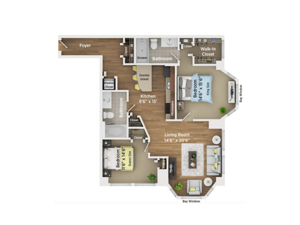 Chicago Apartment floor plan