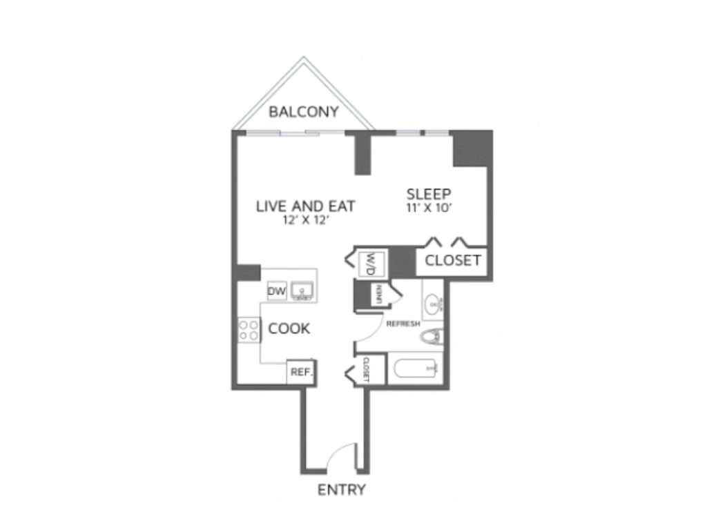 Chicago Apartment floor plan