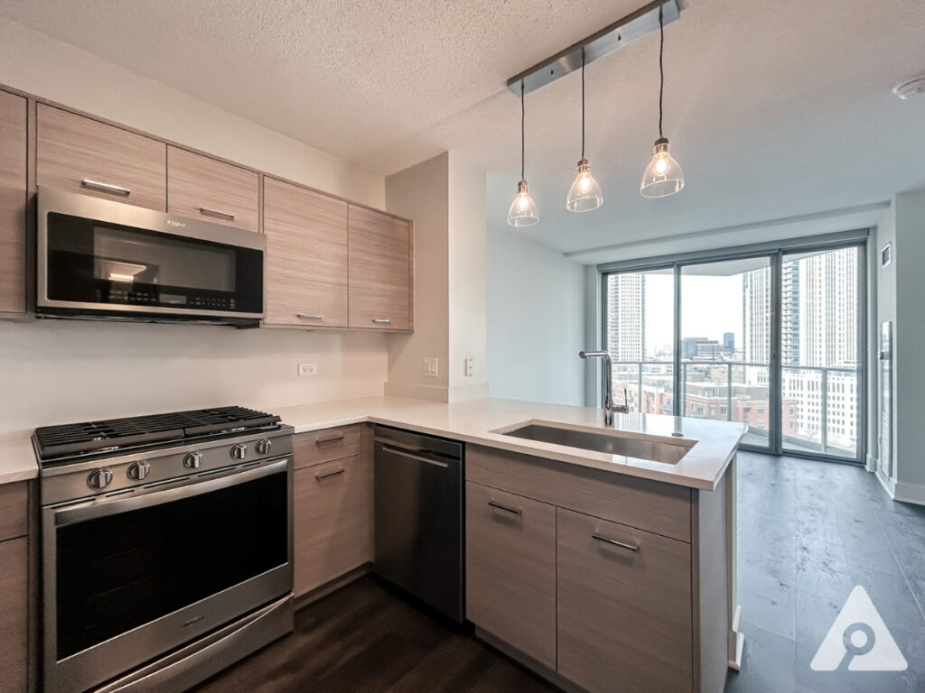 Chicago Apartment kitchen