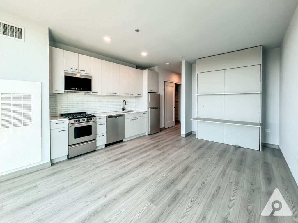 Chicago Apartment living space