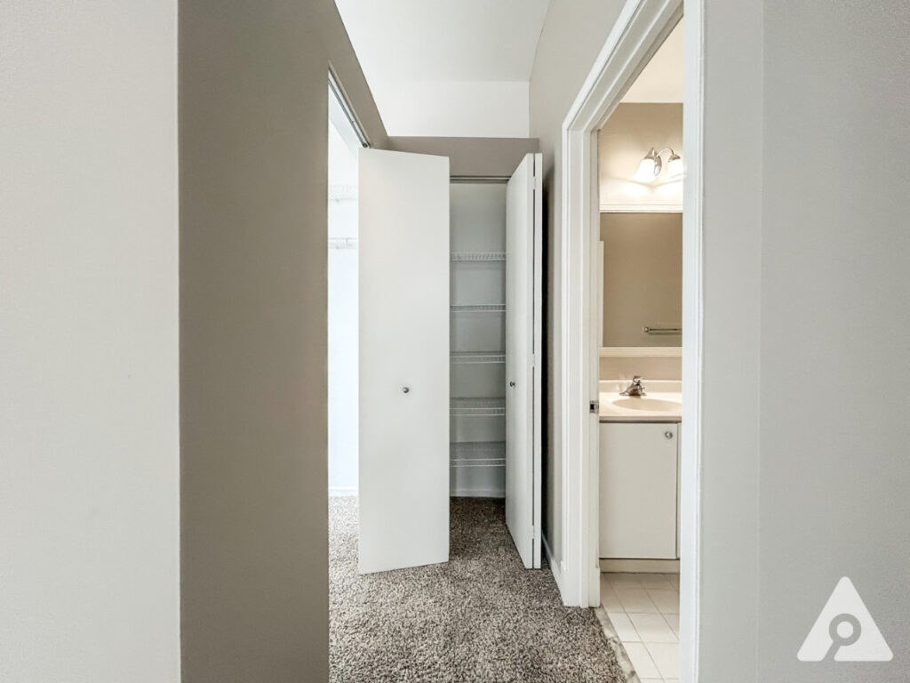Chicago Apartment primary hallway