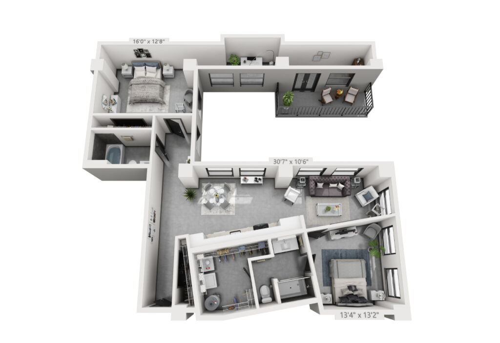 Dallas Apartment Floor Plan