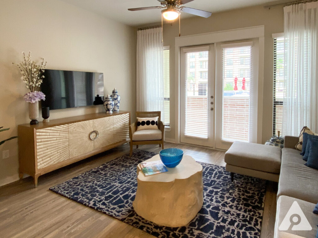 Houston Apartment - Living Room (2)
