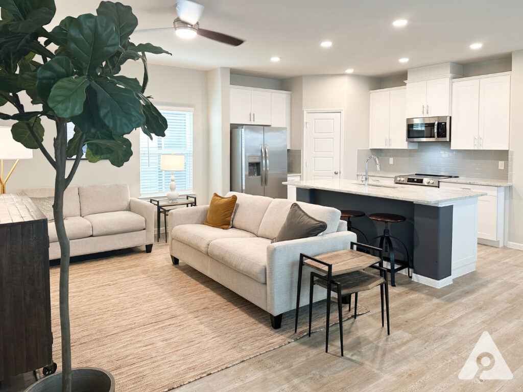 Houston Apartment - Living Room