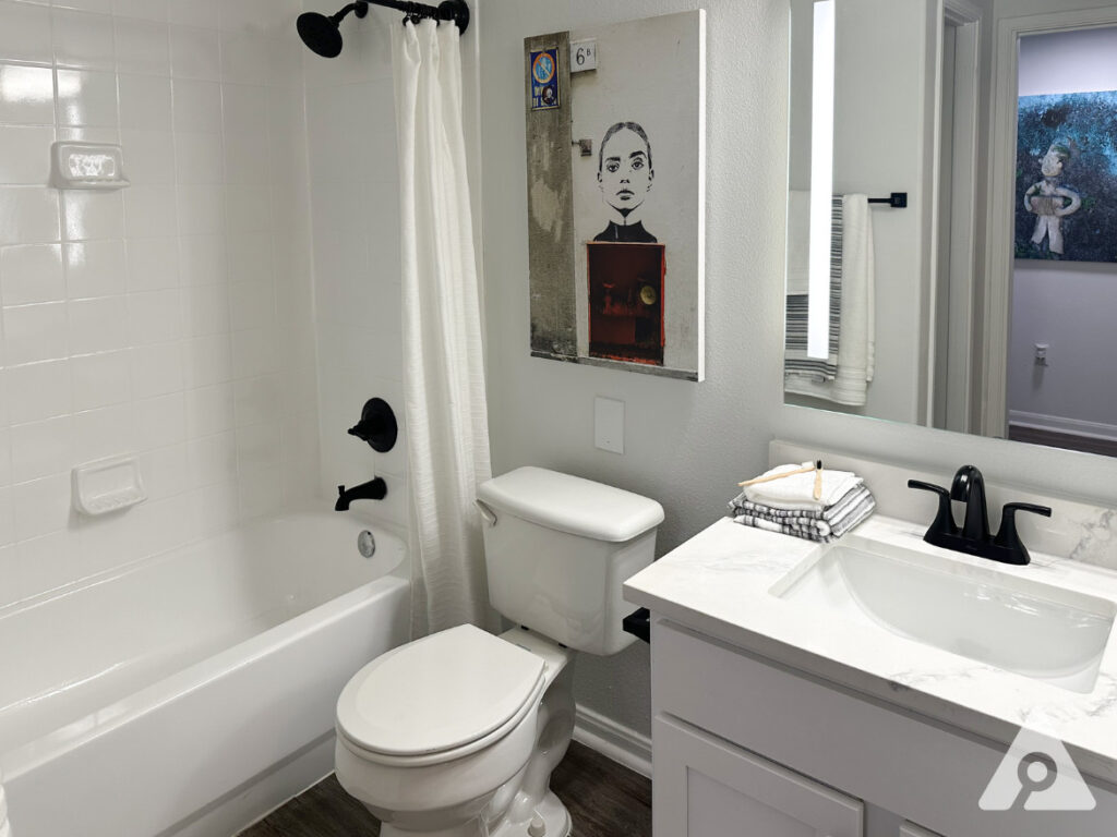Houston Apartment - Secondary Bathroom