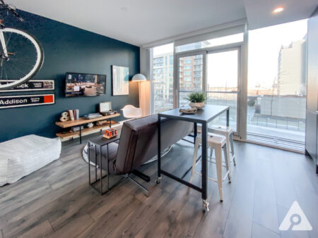 Chicago Apartment living space