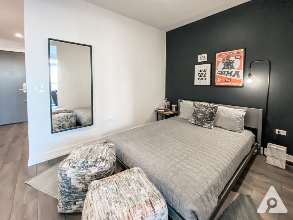 Chicago Apartment bedroom