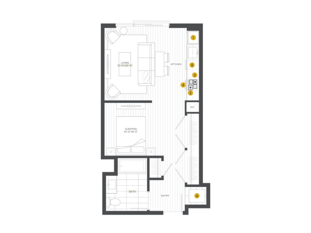 Chicago apartment floor plan