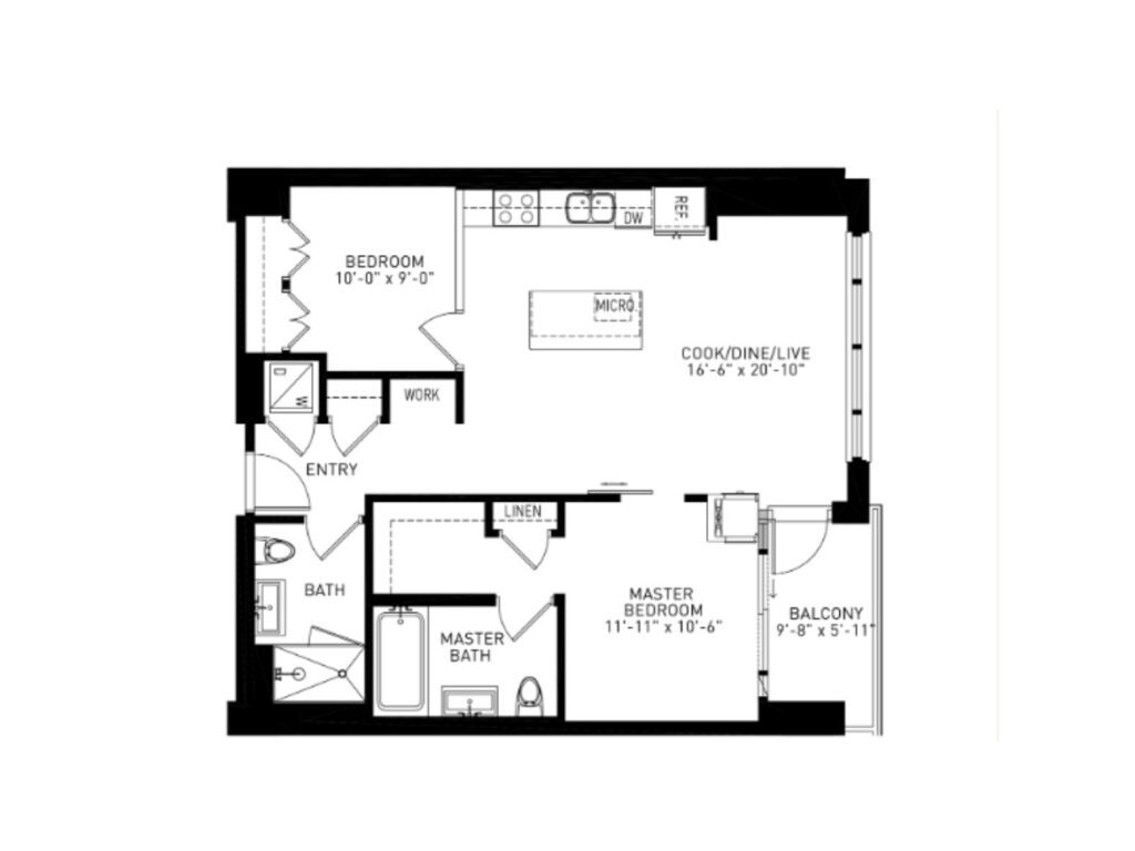 Chicago Apartment floor plan