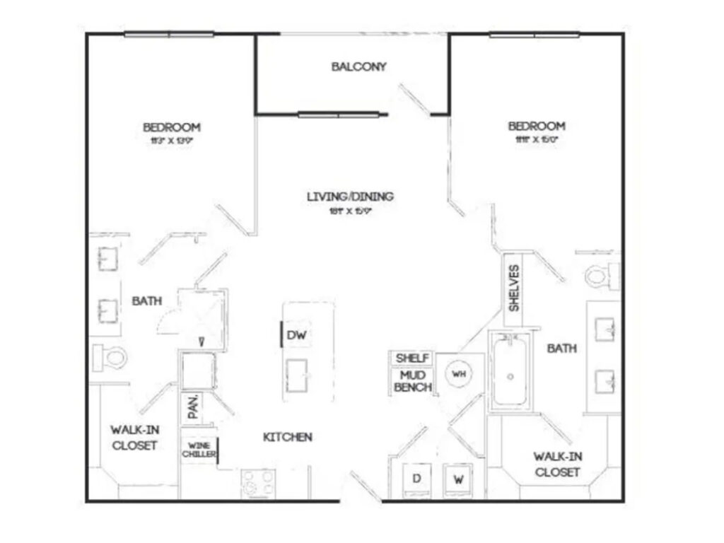 Keller Apartment Floor Plan