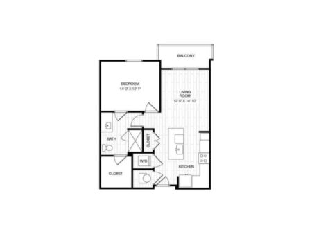 Atlanta Apartment - Floor Plan