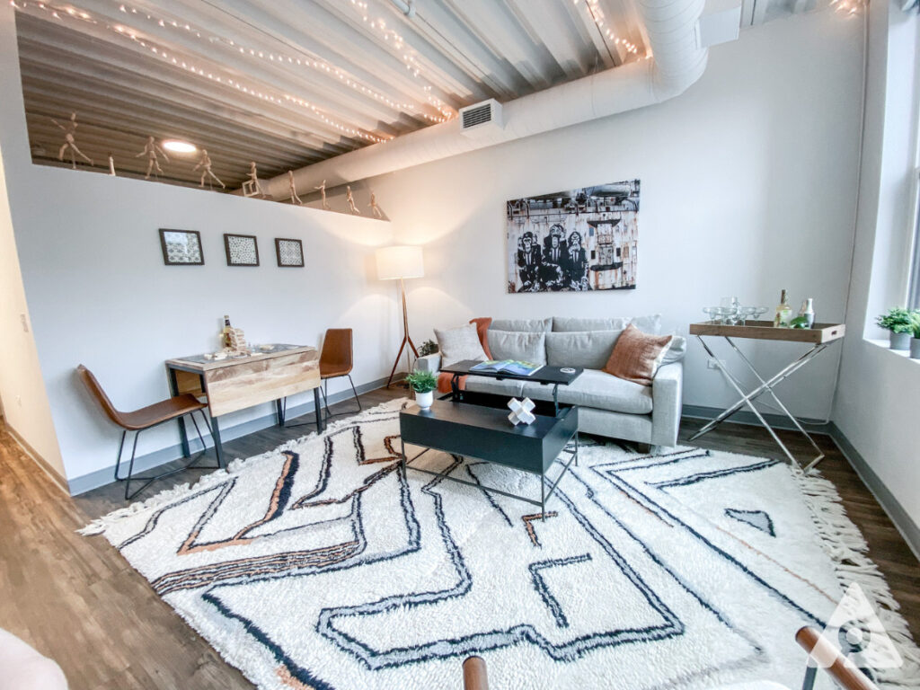 Chicago Apartment living room