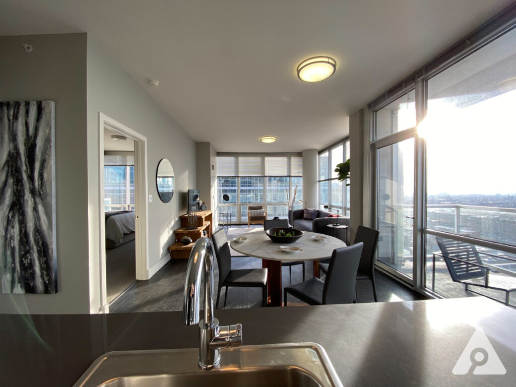 Chicago Apartment living room