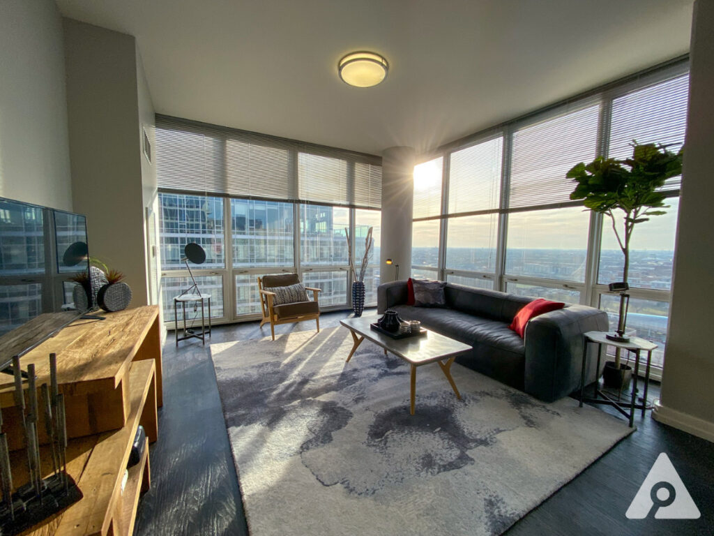 Chicago Apartment living room