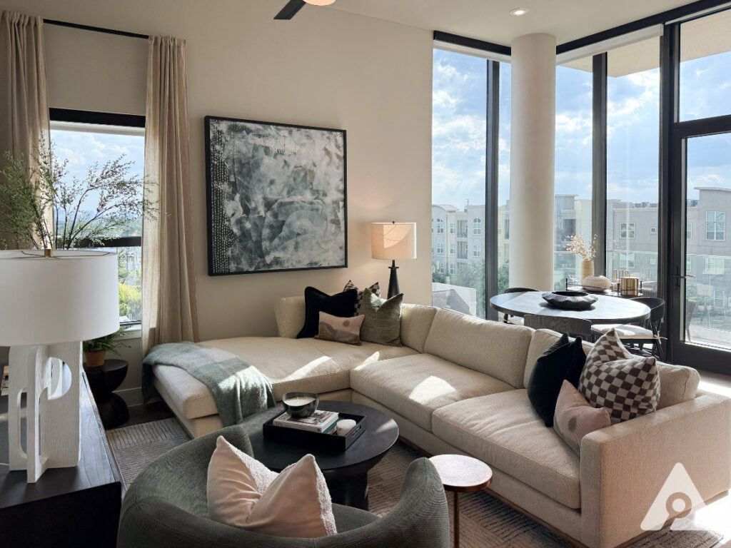 Houston Apartment - Living Room