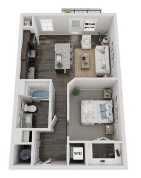 River East Apartment Floor Plan