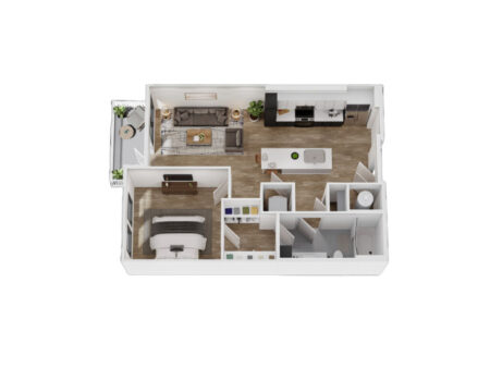 Atlanta Apartment - Floor Plan