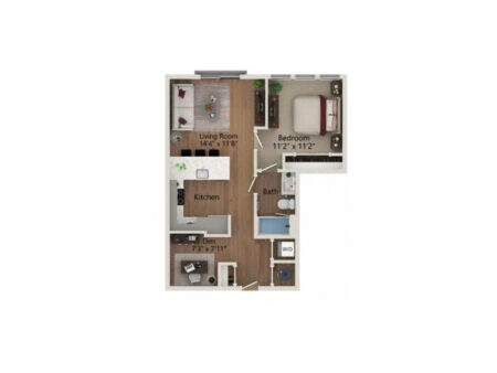 Atlanta Apartment - Floor Plan
