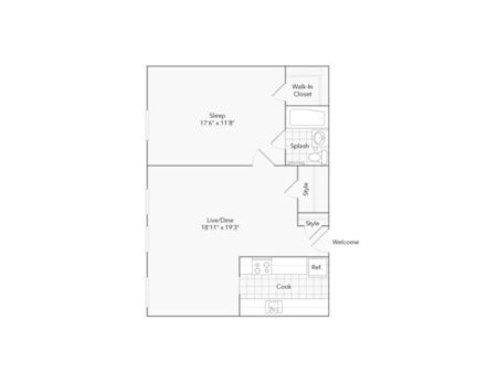 Chicago Apartment floor plan