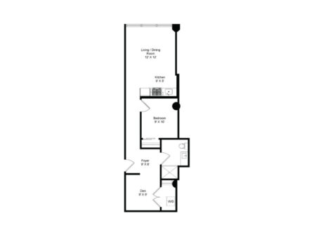 Chicago apartment floor plan