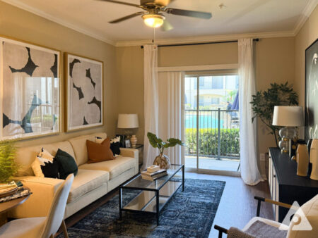 Houston Apartment - Living Room (2)