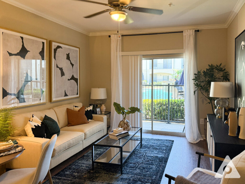 Houston Apartment - Living Room (2)