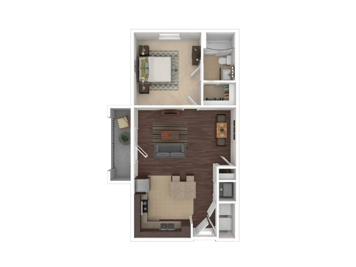 fort worth apartment floor plan