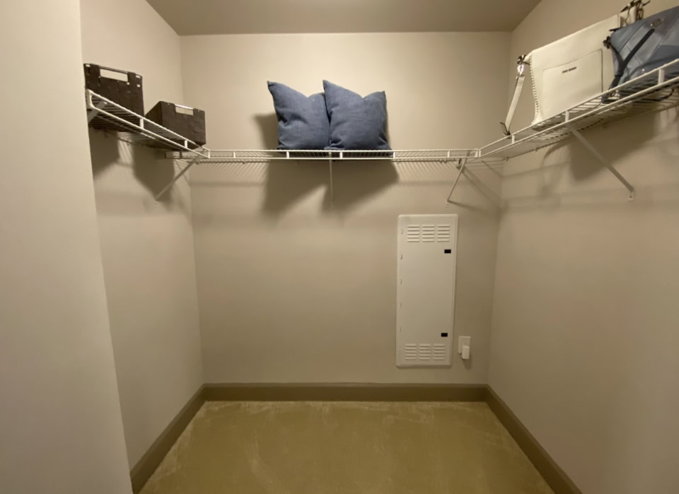 Buckhead apartment with walk-in closet.