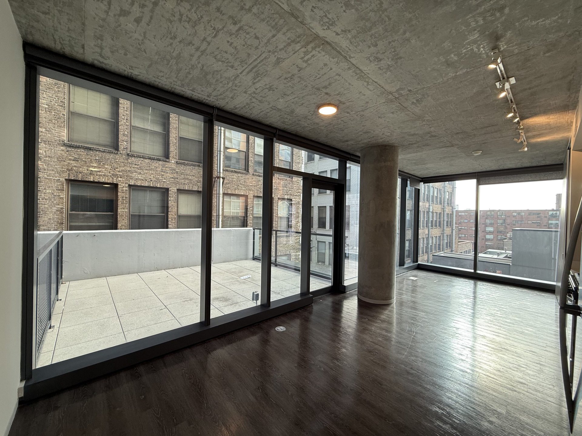 Chicago apartment living room