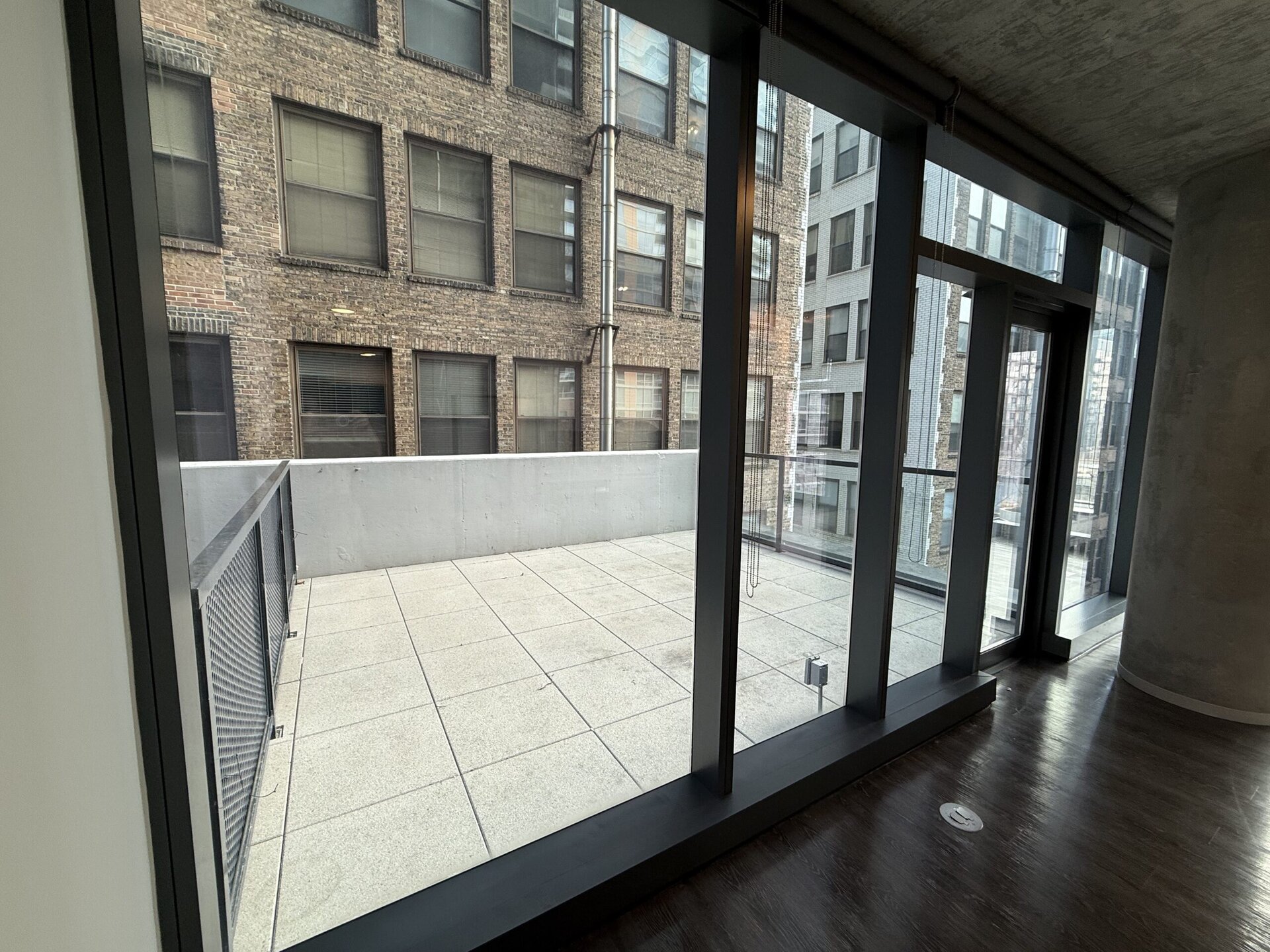 Chicago apartment terrace