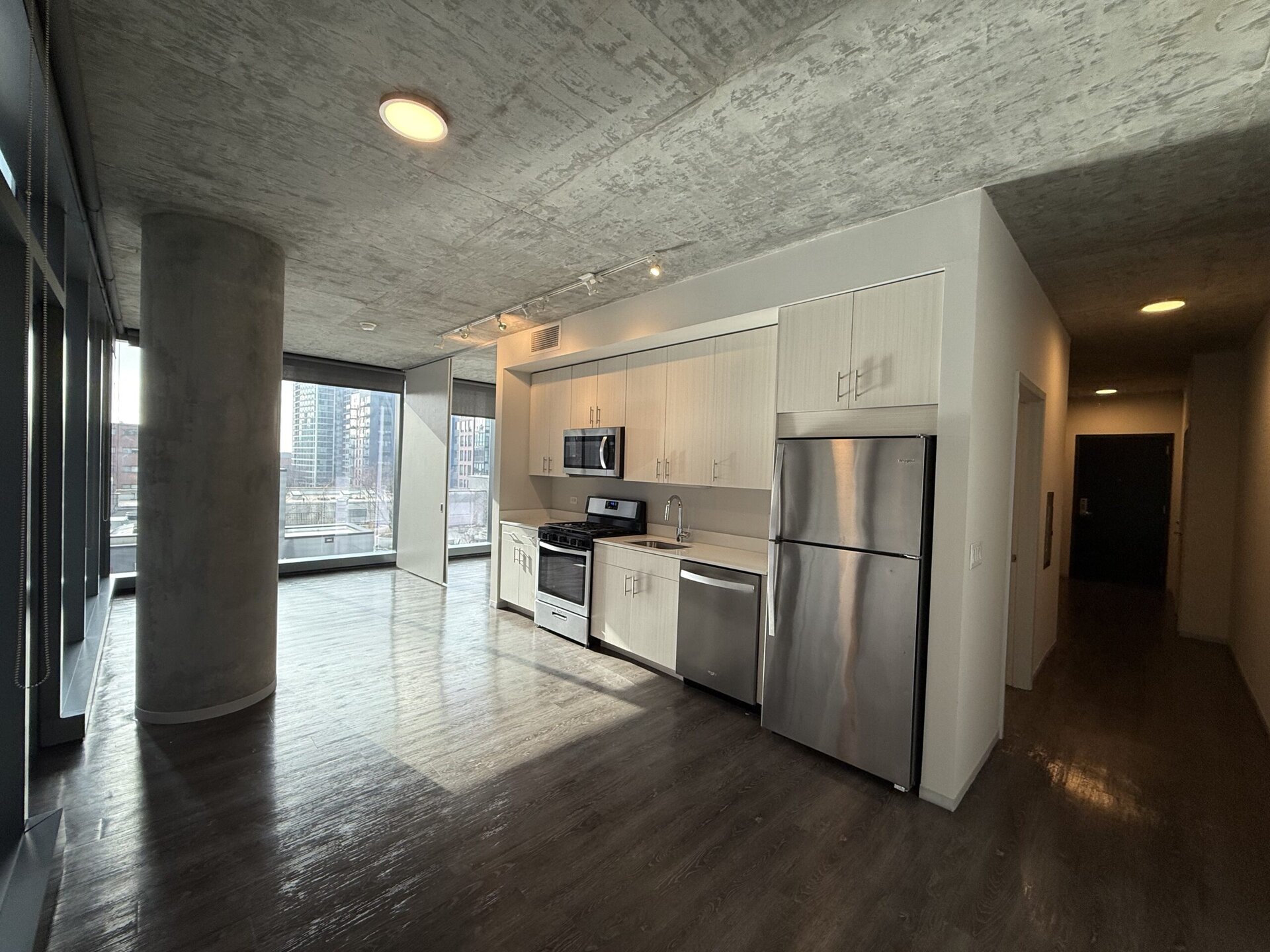 Chicago apartment living room