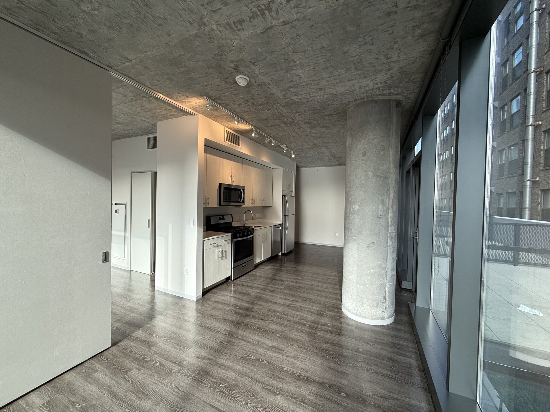 Chicago apartment living room