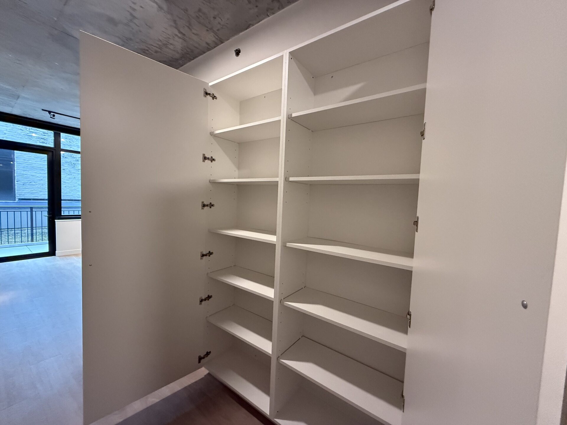 Chicago apartment closet