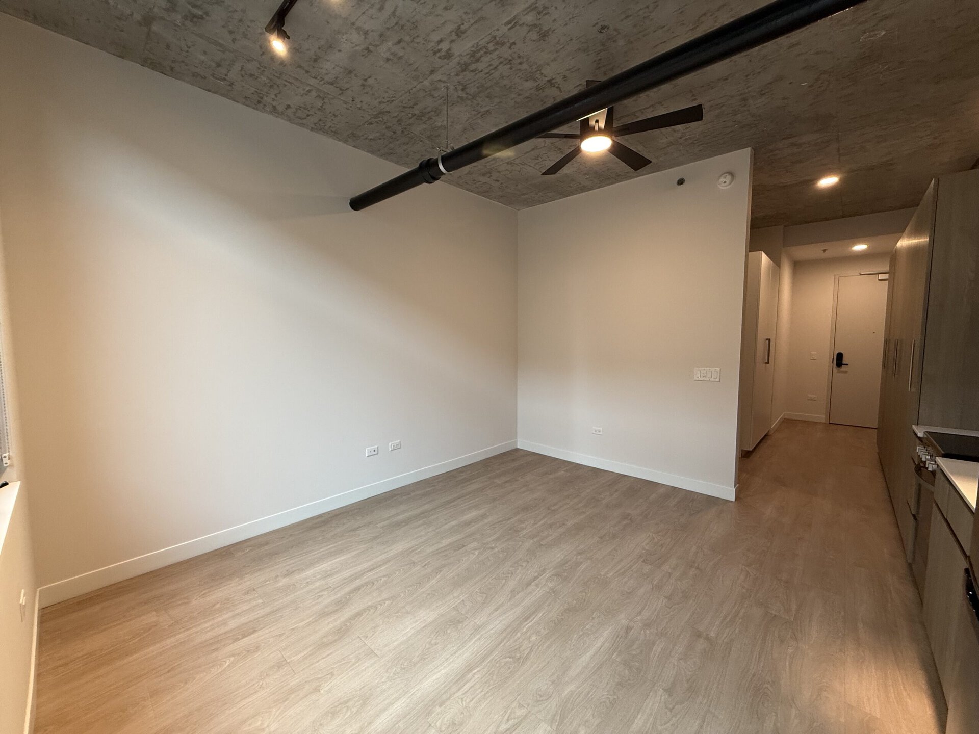 Chicago apartment living/dining