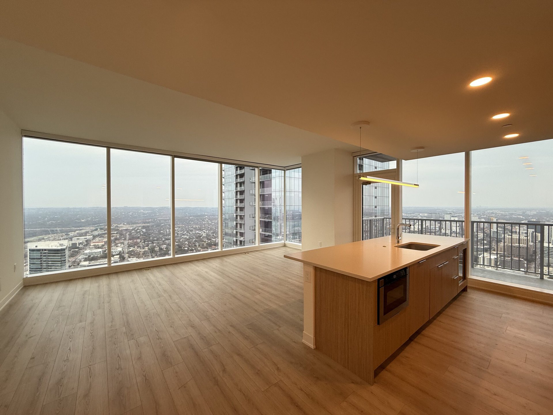 Downtown Austin High Rise Living Room