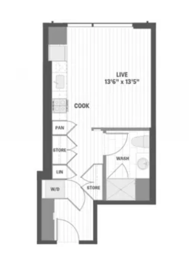 Chicago apartment floor plan