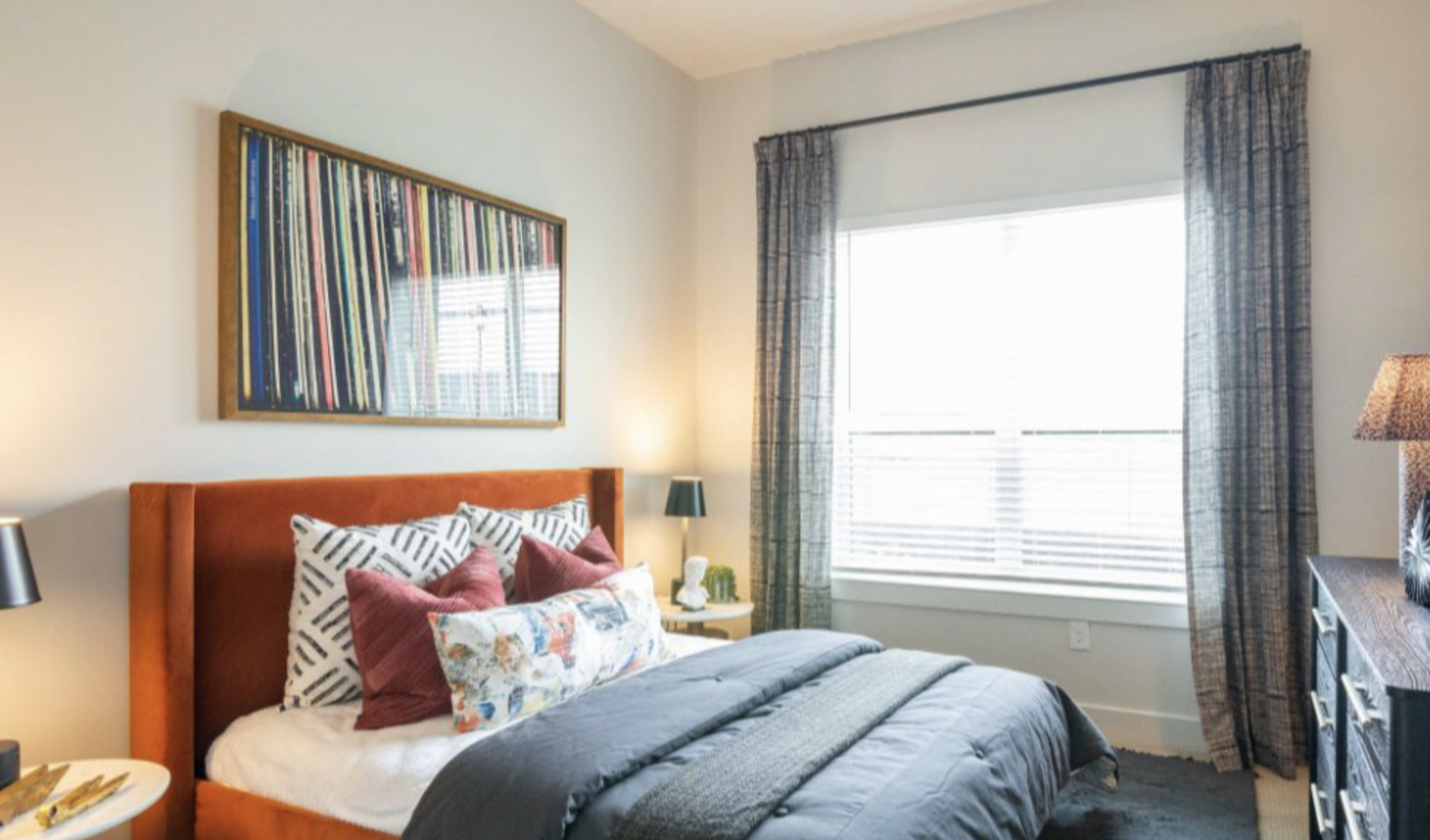 Decatur apartment bedroom with a tons of natural light.