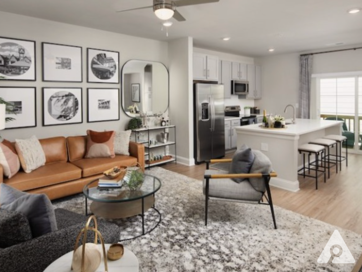 Atlanta townhomes living room.