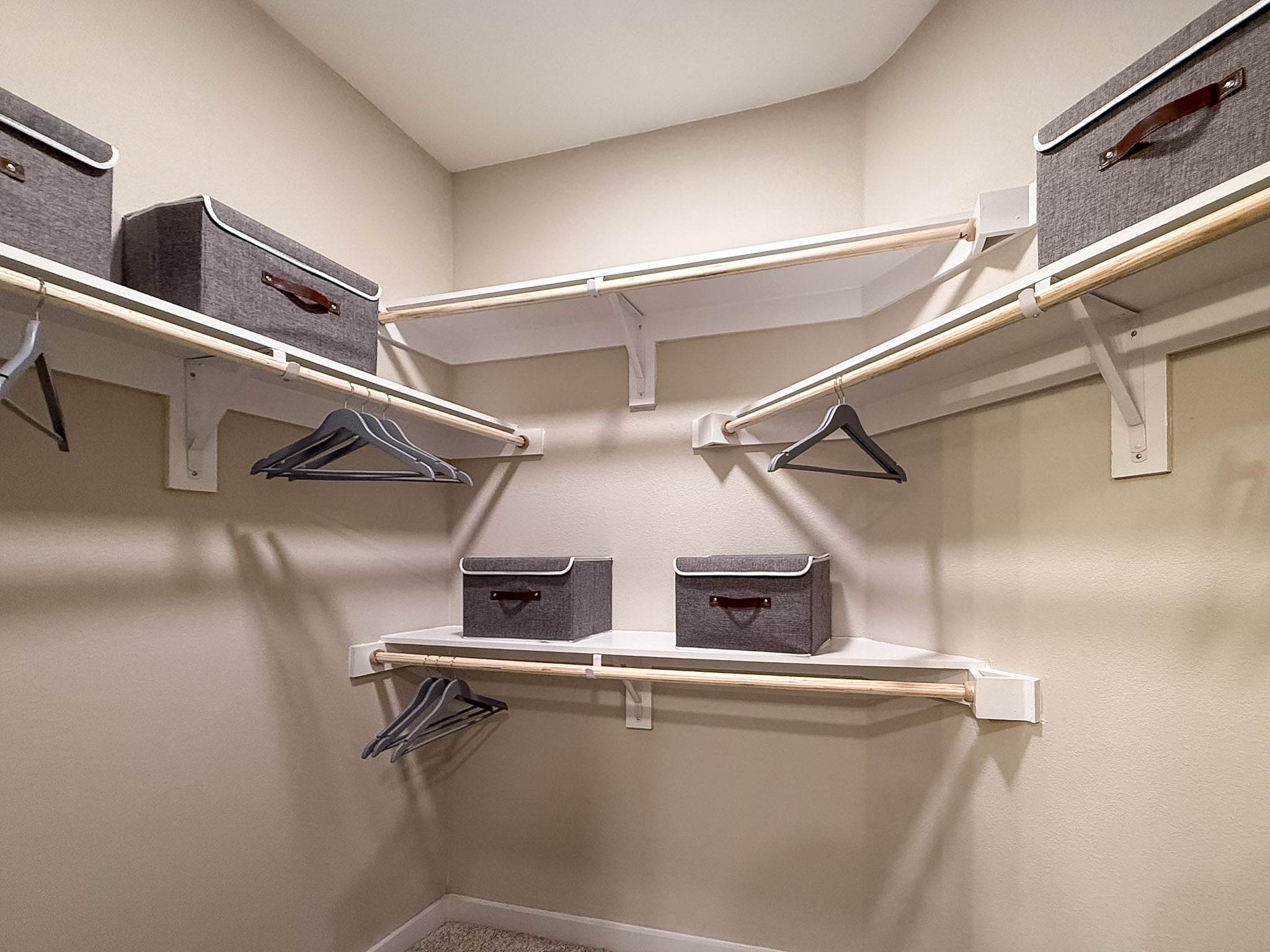 San Antonio Northeast apartment closet.